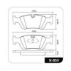 Imagem de Pastilha de Freio Dianteira sem Sensor - COBREQ N859