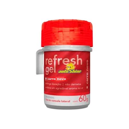 Imagem de Cheirinho Aromatizante Gel Reflesh Carro Novo 60g - AUTOSHINE AS17014