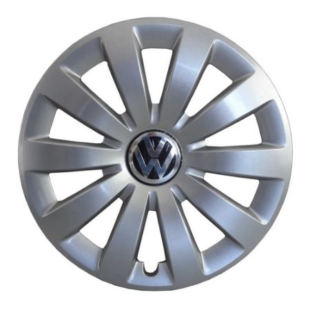 Imagem de Calota Aro 15 Pol. Prata Fixação por Encaixe - VOLKSWAGEN 6QE601147BYSW