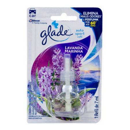 Imagem de Aromatizante Refil Glade Auto Sport Lavanda 7ml - JOHNSON 663865