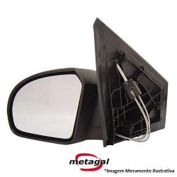 Imagem de Espelho Retrovisor Externo FORD FIESTA Lado Direito Remoto - METAGAL RFME78CR