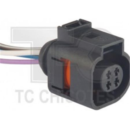 Imagem de Chicote do Sensor de Temperatura/Cilindro Mestre VOLKSWAGEN FOX /UP 4 Vias - TC CHICOTES TC1041154