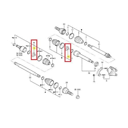 Imagem de Trizeta FORD FOCUS 21 Dentes Elo 30,5mm - FORD XS4C3W007AA