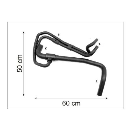 Imagem de Mangueira Ligação do Motor ao Aquecedor FORD COURIER/FIESTA - CAUPLAS 4429