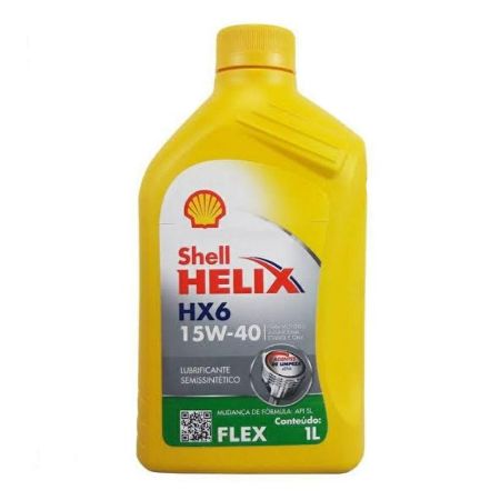 Imagem de Óleo de Motor 15W40 SL Helix HX6 Semi-Sintético 1 Litro - SHELL 41063905