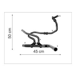 Imagem de Mangueira Inferior Radiador FIAT SIENA com Ar-condicionado - CAUPLAS 8465