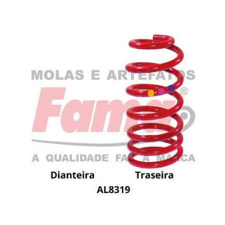 Imagem de Kit Mola Esportiva FIAT UNO sem Ar-condicionado - FAMA / ALIPERTI AL8319