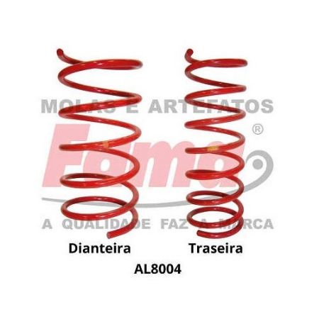 Imagem de Kit Mola Esportiva FORD FIESTA - FAMA / ALIPERTI AL8004