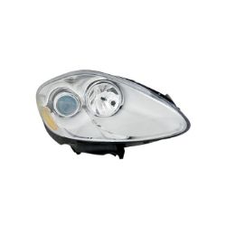 Imagem de Farol Principal FIAT BRAVO Lado Direito Regulagem Elétrica Cromado Pisca Âmbar - TYC 17848