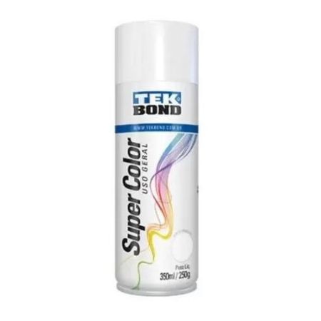 Imagem de Tinta Spray Branco Brilhante 350m/l250g - TEKBOND/ADESPEC 23021006900