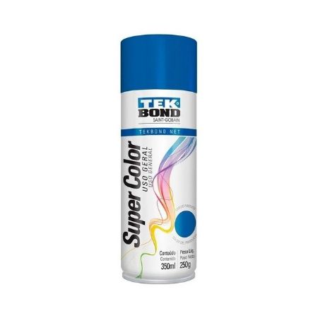 Imagem de Tinta Spray Azul Escuro 350ml/250g - TEKBOND/ADESPEC 23091006900