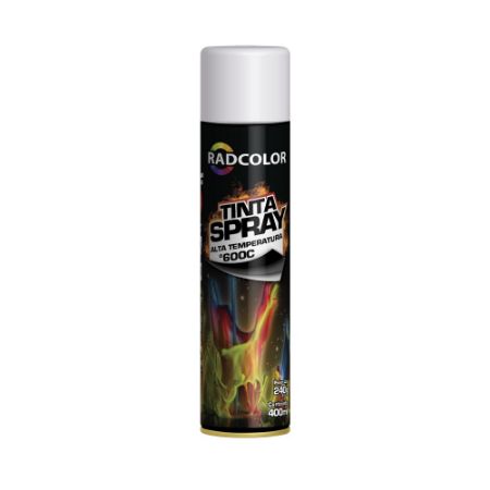 Imagem de Tinta Spray Branco Fosco 400ml/250g - RADNAQ RC210506