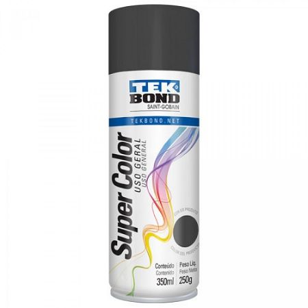 Imagem de Tinta Spray Grafite 350ml/250g - TEKBOND/ADESPEC 23121006900