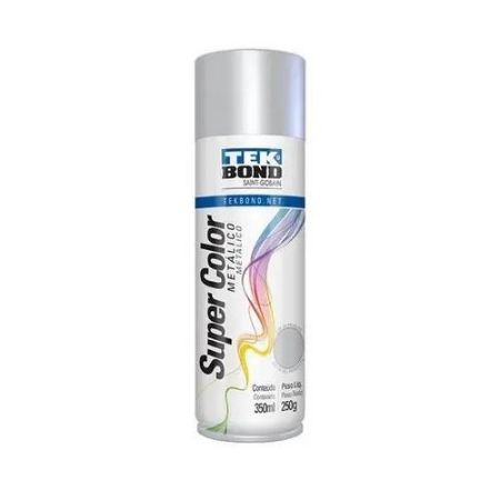 Imagem de Tinta Spray Spray Metálica Prata 350ml/250g - TEKBOND/ADESPEC 23361006900