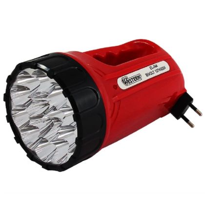 Lanterna Recarregável Bivolt 15 Leds Holofote - ETILUX EL344