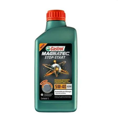 Imagem de Óleo de Motor 5W40 API SN Magnatec Stop-Start A3B4 100% Sintético 1 Litro - CASTROL 3411027