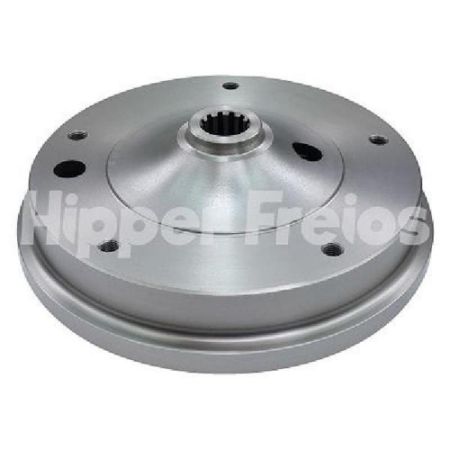 Imagem de Tambor de Freio Traseiro VOLKSWAGEN FUSCA/KARMANN GHIA com Cubo 5 Furos - HIPPER FREIOS HF61