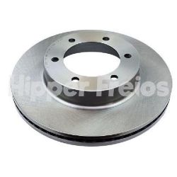 Imagem de Disco de Freio Dianteiro TOYOTA FJ CRUISER/HILUX Ventilado 6 Furos - HIPPER FREIOS HF512