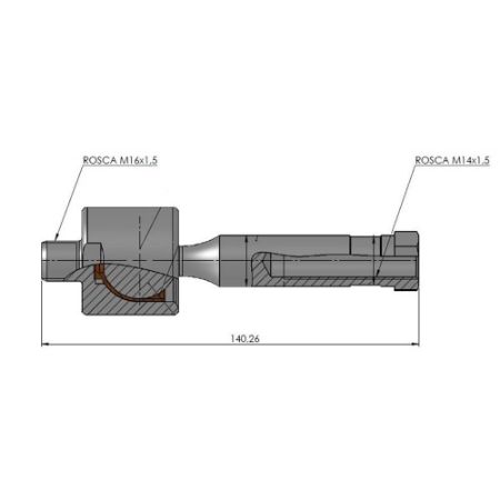 Imagem de Articulação Axial Direção Hidráulica - NAKATA N99010