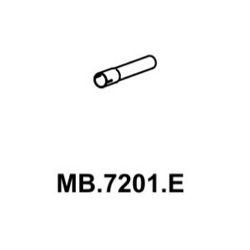 Imagem de Tubo Intermediário MERCEDES BENZ 1113 /1313 Curto - MASTRA MB7201E