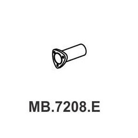 Imagem de Tubo Intermediário MERCEDES BENZ 1414 /1614 Curto - MASTRA MB7208E