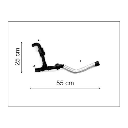 Imagem de Mangueira Saída do Aquecedor VOLKSWAGEN TIGUAN - CAUPLAS 5894