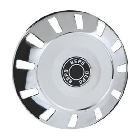 Imagem de Calota Aro 16/17 Pol. Dianteira Modelo Raiada Inox - BEPO M151A