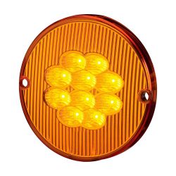 Imagem de Lanterna Traseira 155mm Âmbar 10 Leds 24V - SINALSUL 207424AM