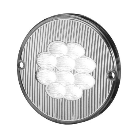 Imagem de Lanterna Traseira Cristal 155mm 10 Leds 24V - SINALSUL 207424CR