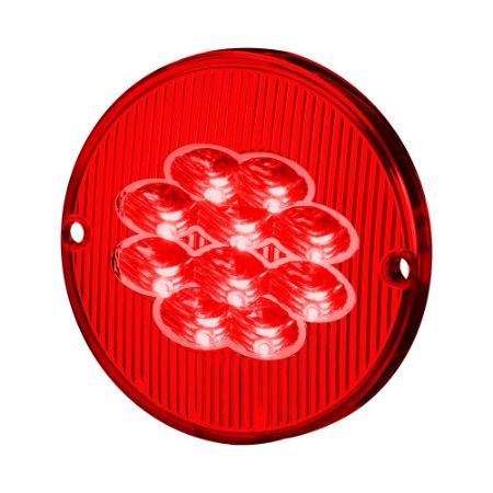 Imagem de Lanterna Traseira 155mm Vermelha 10 Leds 24V - SINALSUL 207424VM