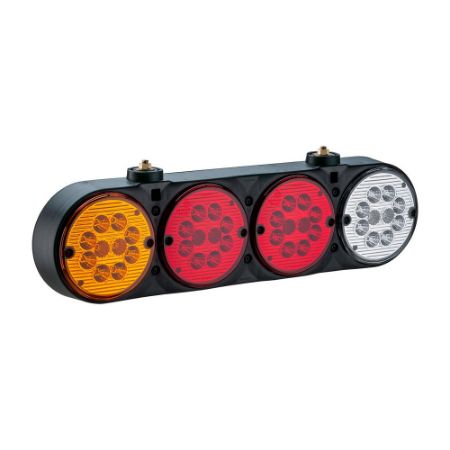 Imagem de Lanterna Traseira Lado Esquerdo Led Tricolor Fixação Superior 6 Vias - SINALSUL 22021243E