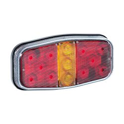 Imagem de Lanterna Traseira Universal Canoinha Carretinha Led 24V Bicolor - SINALSUL 212124