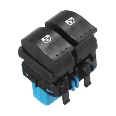 Imagem de Botão do Vidro Elétrico Dianteiro Duplo Azul - RENAULT 8200108269