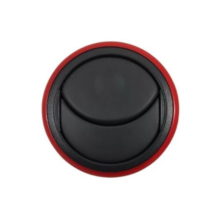 Imagem de Difusor de Ar Preto Aro Vermelho - RENAULT 687602305R