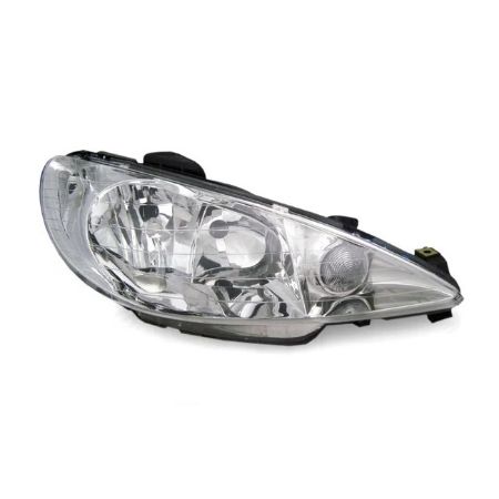 Imagem de Farol Principal PEUGEOT 206/206 SW Lado Direito Birefletor H7/H7 - DEPO 5501121RLDM