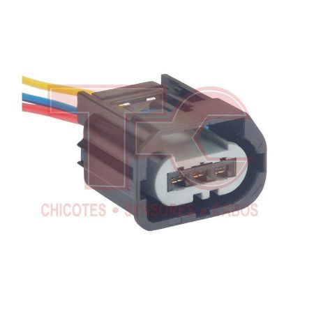 Imagem de Chicote de Injeção Eletrônica Preto 3 Vias 3.5mm - TC CHICOTES TC1031800