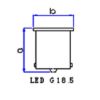 Imagem de Lâmpada Led (Par) 67 12V Branca 8 Leds - GAUSS GL312LED