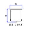 Imagem de Lâmpada Led (Par) 67 24V Branca 9 Leds - GAUSS GL314LED