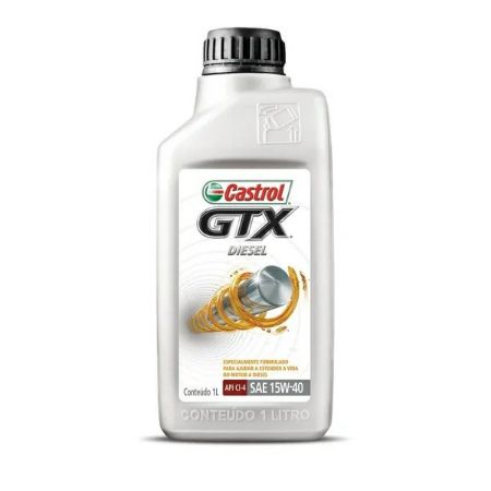 Imagem de Óleo Motor 15W40 API CI-4 SL Diesel GtX Mineral 1 Litro - CASTROL 3394863