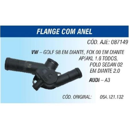 Imagem de Conexão Flange Cabeçote com Anel - AJE 087149