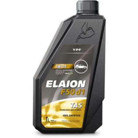 Imagem de Óleo de Motor 0W20 Sn Elaion F50 D1 Sintético 1 Litro - YPF 904696