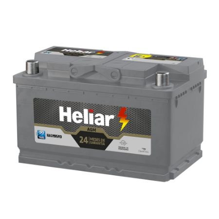 Imagem de Bateria 95Ah Polo Lado Direito (AGM) - HELIAR HAGM95MD