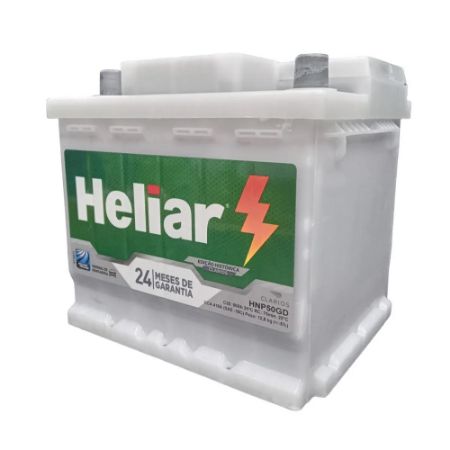 Imagem de Bateria 50Ah Polo Lado Direito - HELIAR HNP50GD