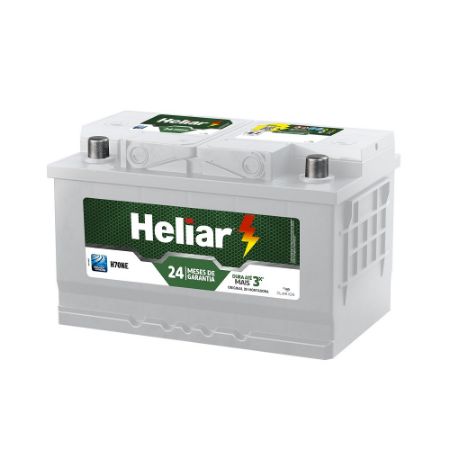 Imagem de Bateria 70Ah Polo Lado Esquerdo - HELIAR H70NE