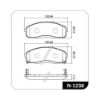 Imagem de Pastilha de Freio Dianteira HYUNDAI H1 STAREX/HR - COBREQ N1238