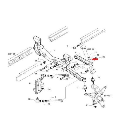 Imagem de Anel de Segurança do Pivô da Suspensão IVECO DAILY - ROCHEPECAS 93807321