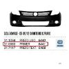 Imagem de Para-choque Dianteiro VOLKSWAGEN GOL/VOYAGE Primer sem Furo Friso - DTS 6441