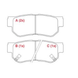 Imagem de Pastilha de Freio Traseira - WILLTEC PW583
