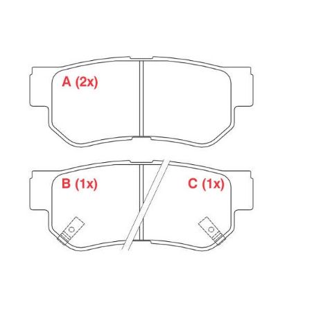 Imagem de Pastilha de Freio Traseira - WILLTEC PW583