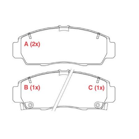 Imagem de Pastilha de Freio Dianteira HONDA ACCORD /CIVIC - WILLTEC PW641